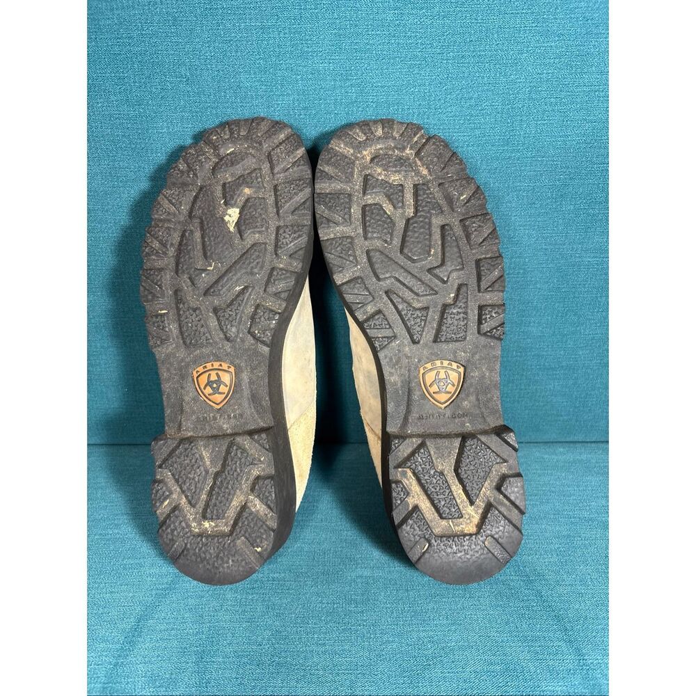 Ariat Safety Clog Western Leather Suede Mules Women's Size 9 B - Picture 5 of 6